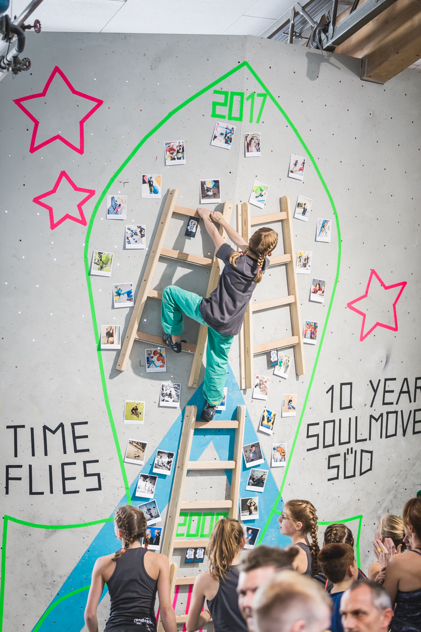 Spaßwettkampf Soulmoves Süd 10.1 in der Boulderwelt München Ost