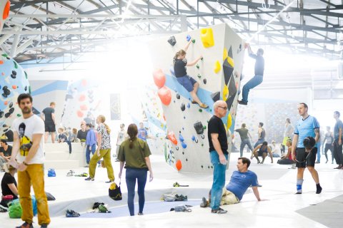 Große Eröffnung der Boulderwelt Dortmund - Samstag