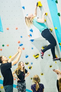 Eindrücke vom ersten Schnuppertag in der Boulderwelt Dortmund