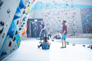 Eindrücke vom ersten Schnuppertag in der Boulderwelt Dortmund