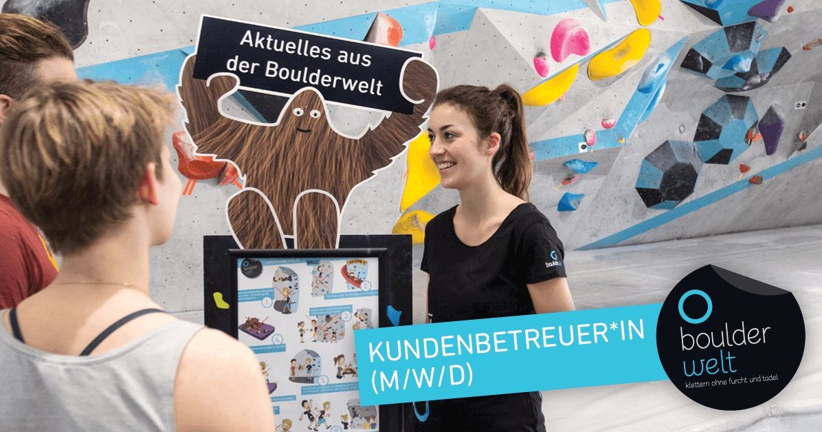 Boulderwelt Dortmund — Kundenbetreuer*in (m/w/d)