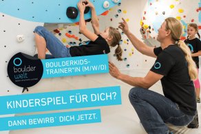 Die Boulderwelt Dortmund sucht Boulderkidstrainer