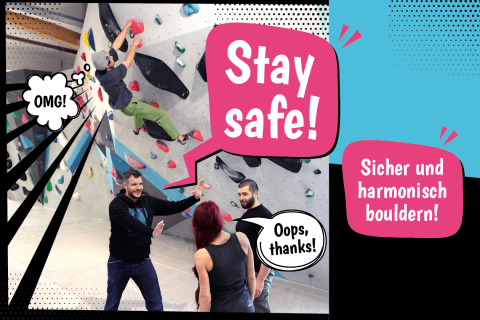 Stay safe - sicher und harmonisch bouldern in der Boulderwelt Dortmund