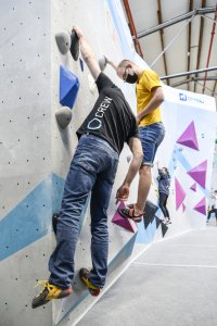 Tech Session im März 2022 in der Boulderwelt Dortmund