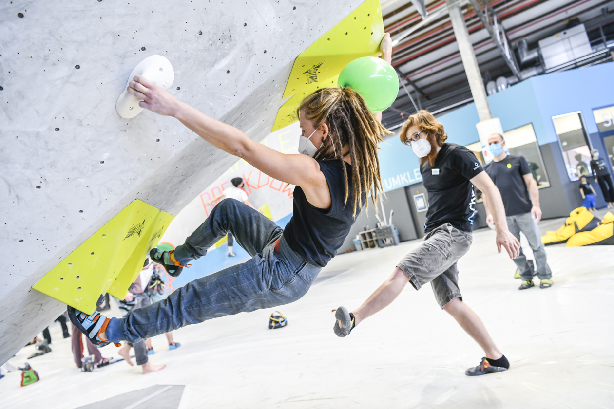 Tech Session im März 2022 in der Boulderwelt Dortmund