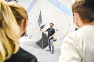 Tech Session im März 2022 in der Boulderwelt Dortmund