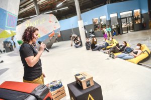 Tech Session im März 2022 in der Boulderwelt Dortmund