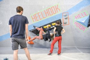 Tech Session im März 2022 in der Boulderwelt Dortmund