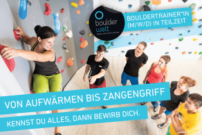 Die Boulderwelt Dortmund sucht Bouldertrainer in Teilzeit