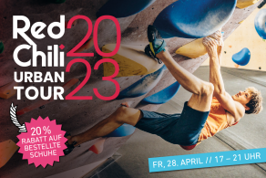 Red Chili Urban Tour am Freitag, 28.4., in der Boulderwelt Dortmund