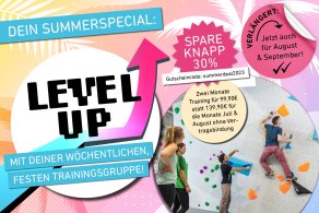 30 Prozent Rabatt mit dem Summerdeal unserer Trainingsgruppen, jetzt verlängert auf August-September