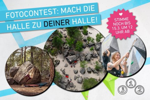 Fotoaktion - wir suchen Eure schönsten Bilder für die Boulderwelt Dortmund