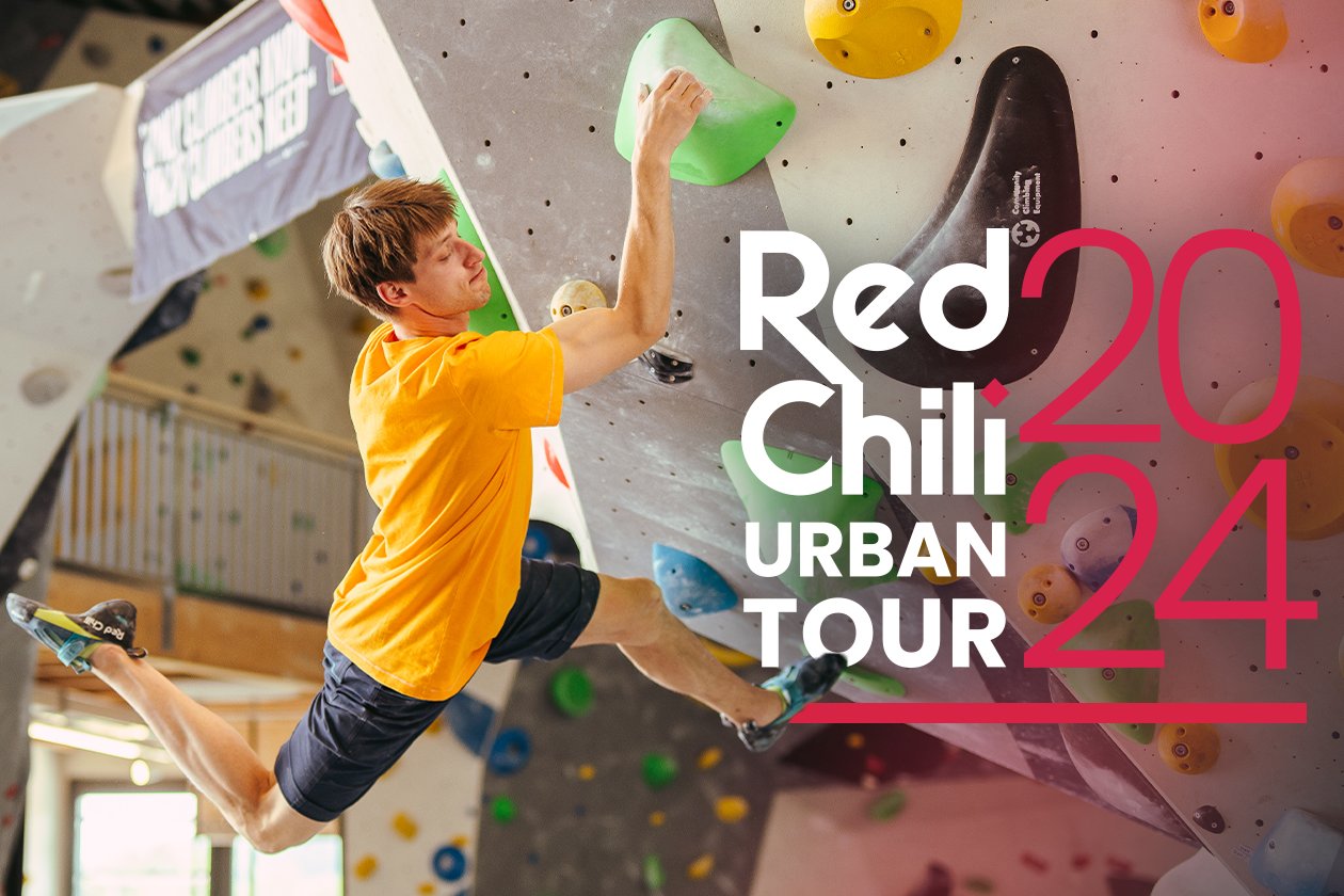 Red Chili Urban Tour 2024 am Dienstag, 19. März, in der Boulderwelt Dortmund
