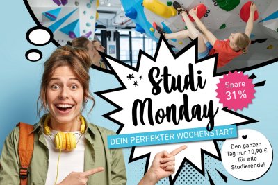 Studierende aufgepasst! Bei unserem Studi Monday spart Ihr 31% bei Vorlage eures Studierendenausweises!