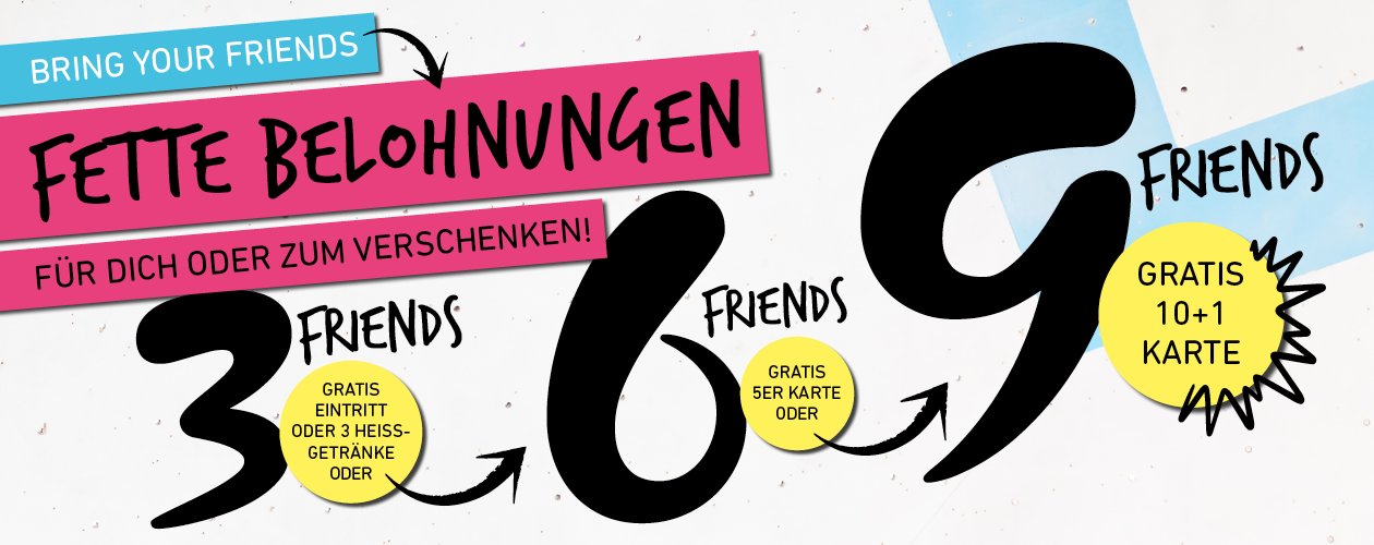 Bring your friends und kassiere fette Belohnungen!
