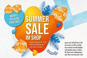 Spare bis zu 30 % beim Summer Sale