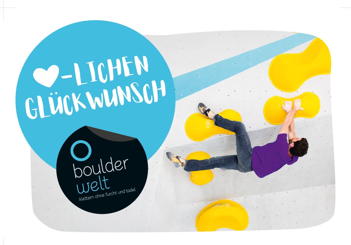Der Boulderwelt Gutschein – Das perfekte Geschenk für alle Bouldernde. Ganz bequem in der Halle oder mobil über Boulderwelt PLUS.