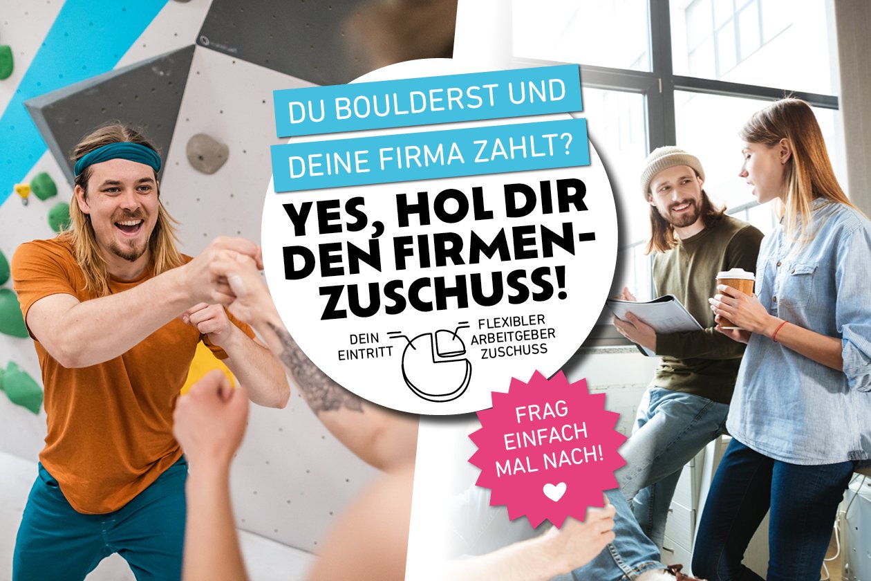 Du boulderst, Deine Firma zahlt – die Firmenfitnessangebote in der Boulderwelt