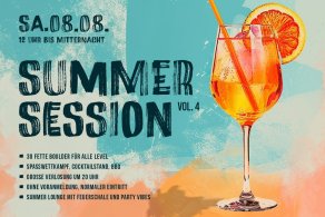 Summer Session am 8.8. in der Boulderwelt Dortmund